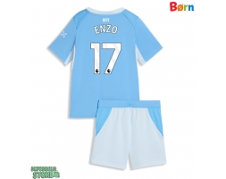 Manchester City Enzo Fernandez #17 Replika Babytøj Hjemmebanesæt Børn 2026-27 Kortærmet (+ Korte bukser)